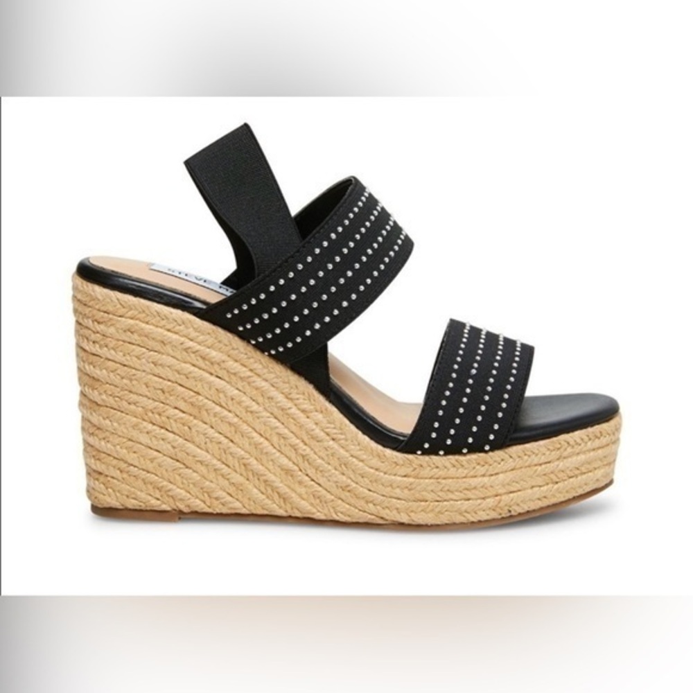 Steve Madden Axil Wedge Sandals with Studded Straps